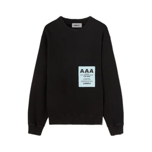 Logo Patch Crewneck Sweatshirt