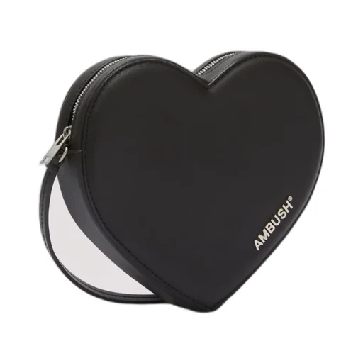 Heart Logo Plaque Crossbody Bag