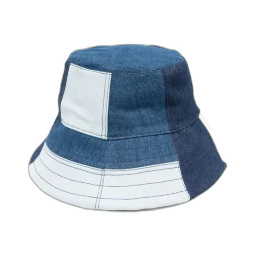 Denim Patchwork Bucket Hat