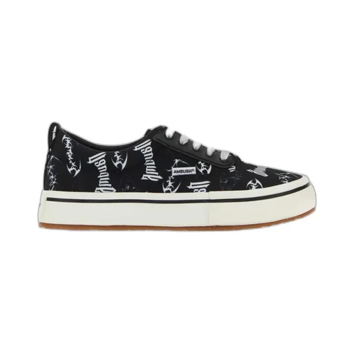Graphic Printed Lace-Up Sneakers