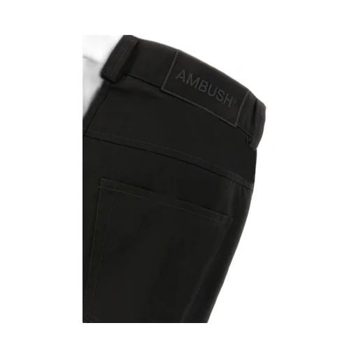 Logo Embroidered Zip Up Trousers
