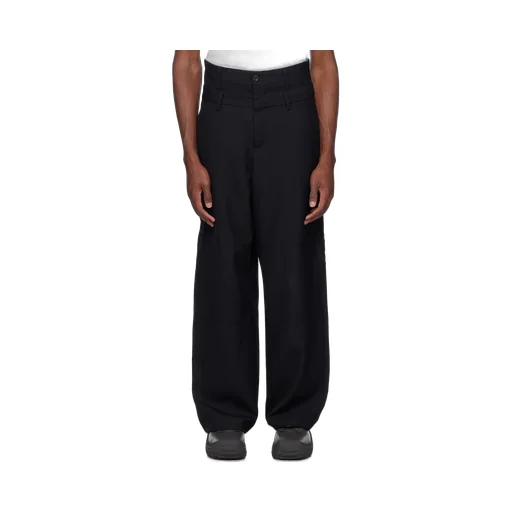Double Belted Wide-Leg Trousers