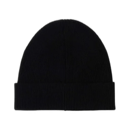 Logo Motif Embroidered Knit Beanie