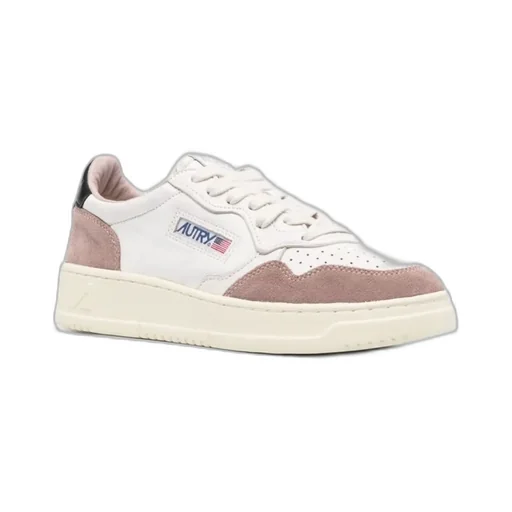 Panelled Lace-Up Sneakers