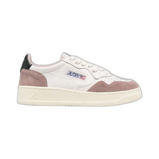 Panelled Lace-Up Sneakers