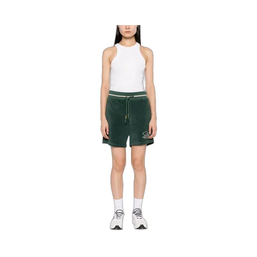 Logo-Embroidered Cotton-Blend Track Shorts