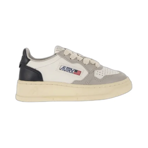 Round Toe Lace-Up Sneakers
