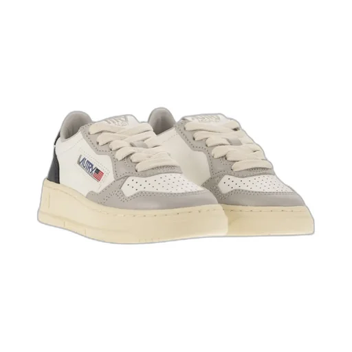 Round Toe Lace-Up Sneakers