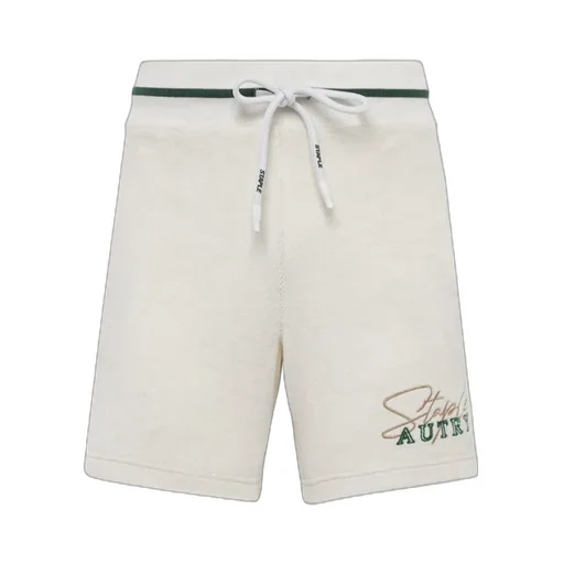 Logo Embroidered Drawstring Shorts