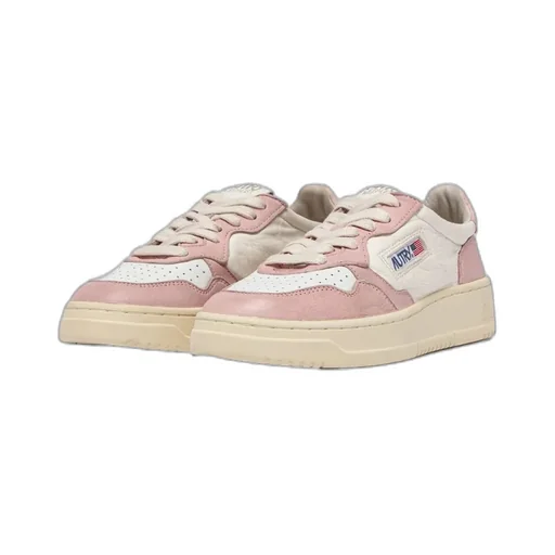 Medalist Bicolor Lace-Up Sneakers