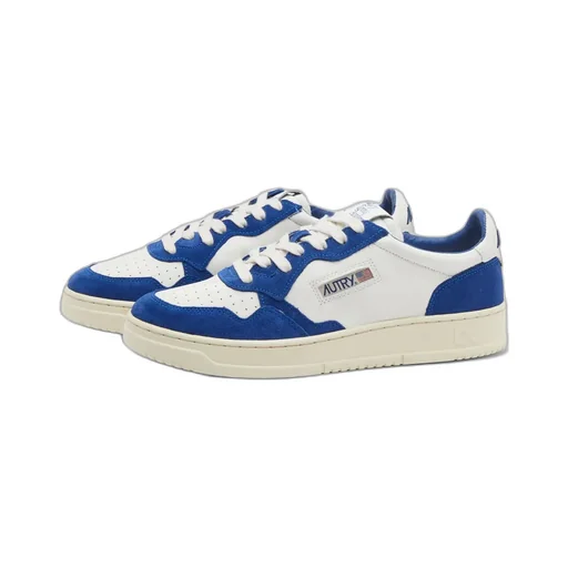 Leather Colour-Block Sneakers