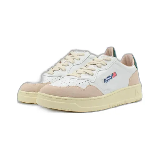 Panelled Lace-Up Sneakers