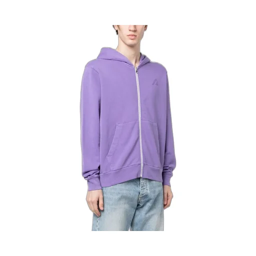 Logo-Patch Zipped Hoodie