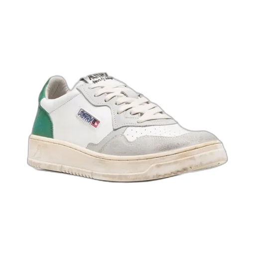 Distressed Lace-Up Sneakers