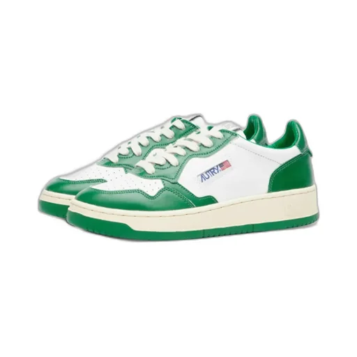 Medalist Lace-Up Color Block Sneakers