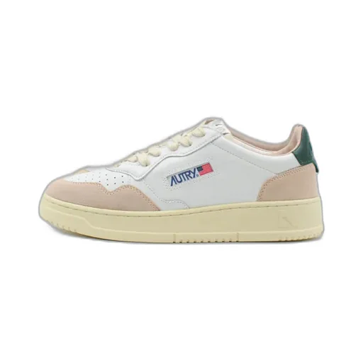 Panelled Lace-Up Sneakers