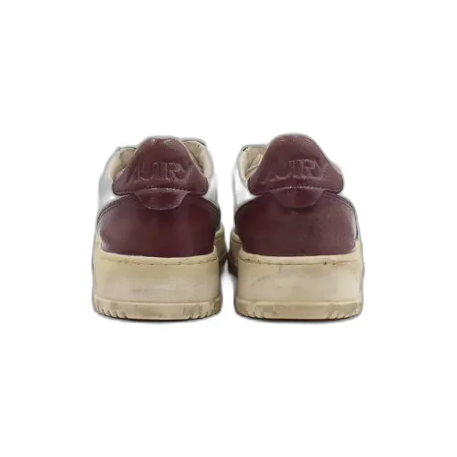 Medalist Distressed-Finish Lace-Up Sneakers