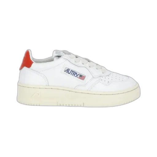 Round Toe Lace-Up Sneakers