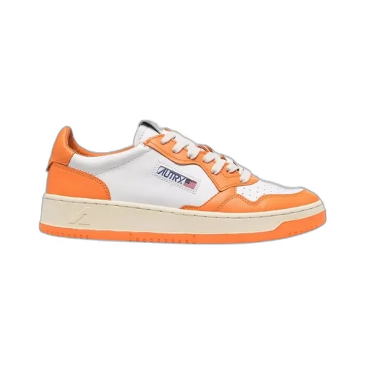 Two-Tone Low-Top Sneakers