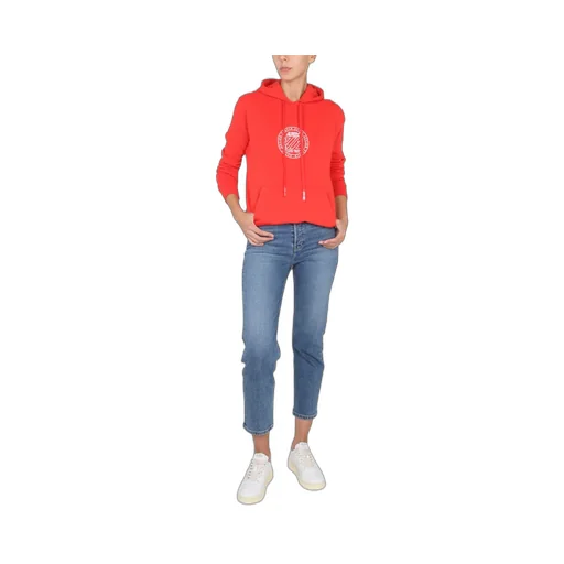 Logo Detailed Drawstring Hoodie