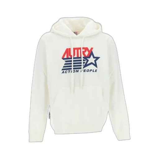 Logo Print Drawstring Hoodie