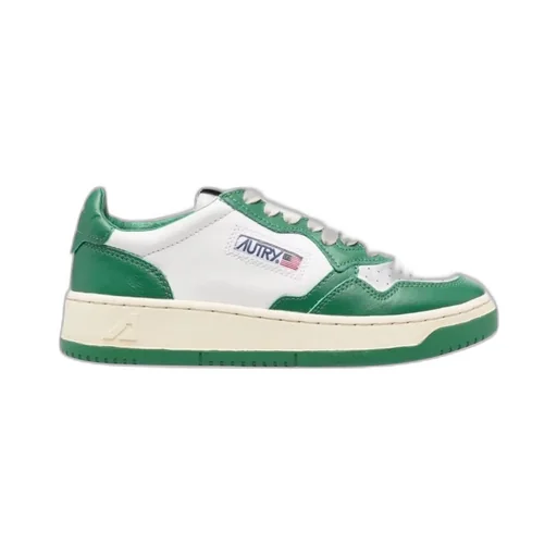 Medalist Lace-Up Color Block Sneakers