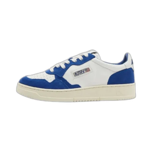Leather Colour-Block Sneakers