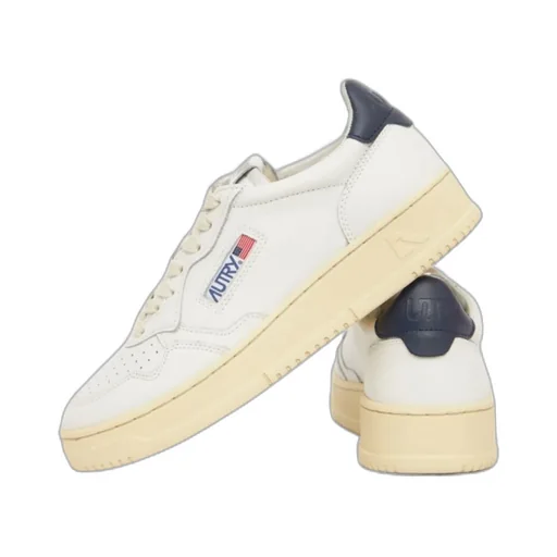 Leather-Panelled Sneakers
