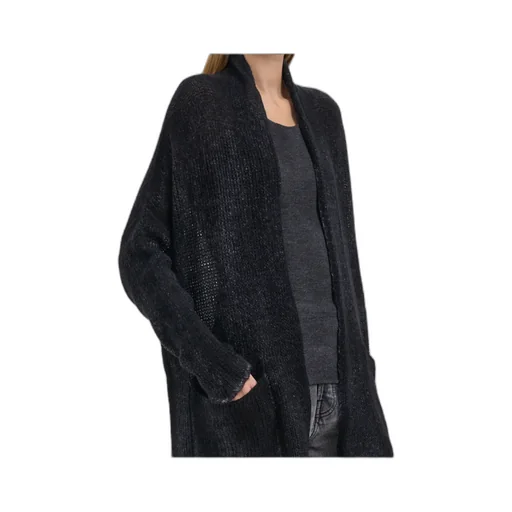 Long-Sleeved Knitted Cardigan