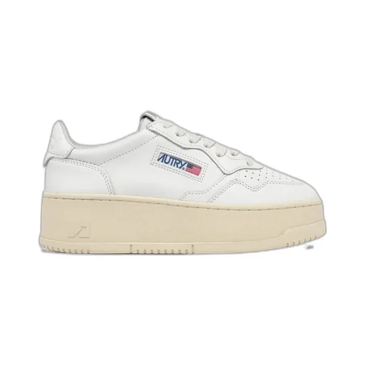 Platform Lace-Up Sneakers