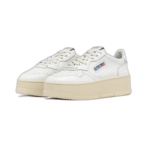 Platform Lace-Up Sneakers