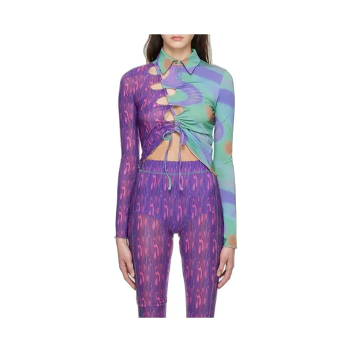 Lapel Long-Sleeved Top