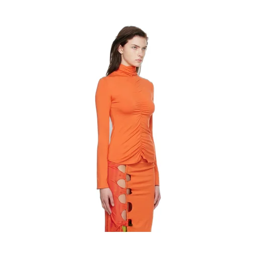 High-Necked Long-Sleeved Sweater