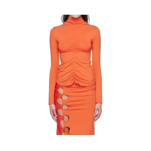 High-Necked Long-Sleeved Sweater