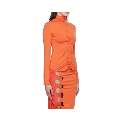 High-Necked Long-Sleeved Sweater