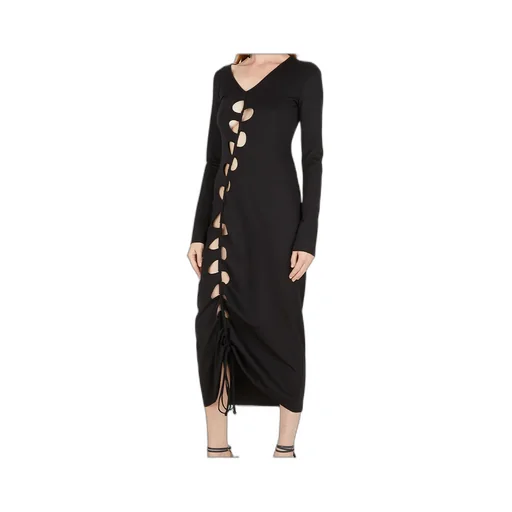Cut-Out Midi Dress