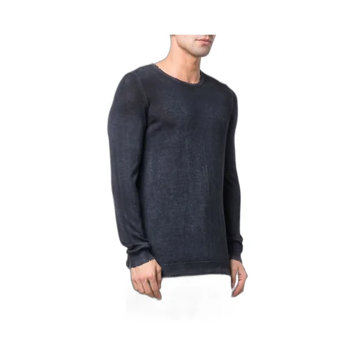 Round-Collar And Long-Sleeved Sweater