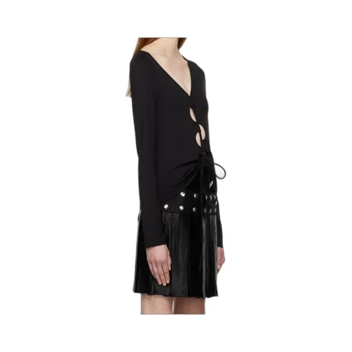 Long-Sleeved Hollow Shirt
