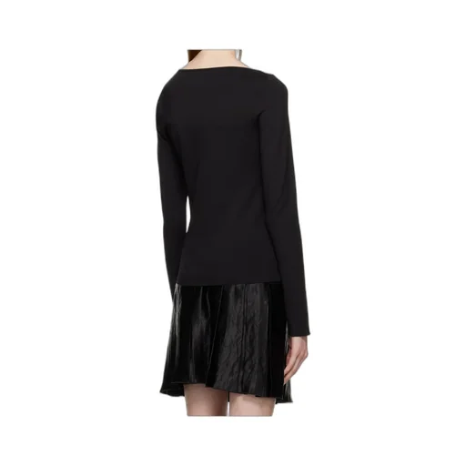 Long-Sleeved Hollow Shirt