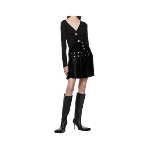 Long-Sleeved Hollow Shirt
