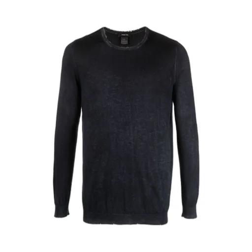 Round-Collar And Long-Sleeved Sweater
