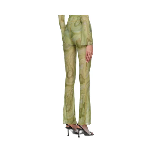 Pattern Casual Pants