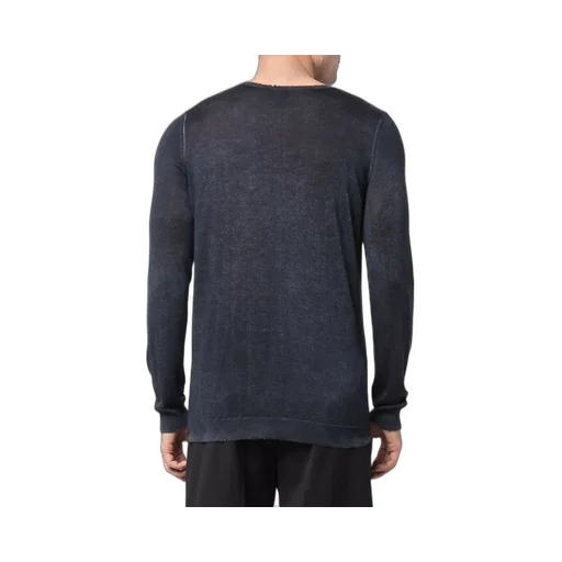 Round-Collar And Long-Sleeved Sweater