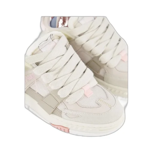 Area Patchwork Lace-Up Sneakers