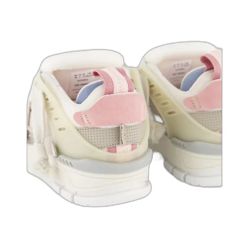 Area Patchwork Lace-Up Sneakers