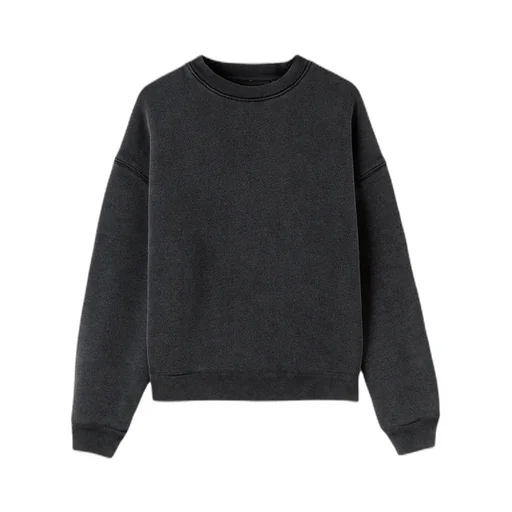 Typo-Embroidered Crewneck Sweatshirt
