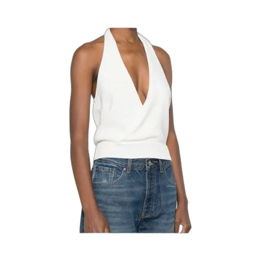 Halterneck Knitted Tank Top