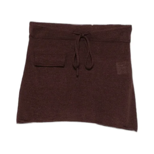 Ribbon-Wrapped Waist-Length Skirt