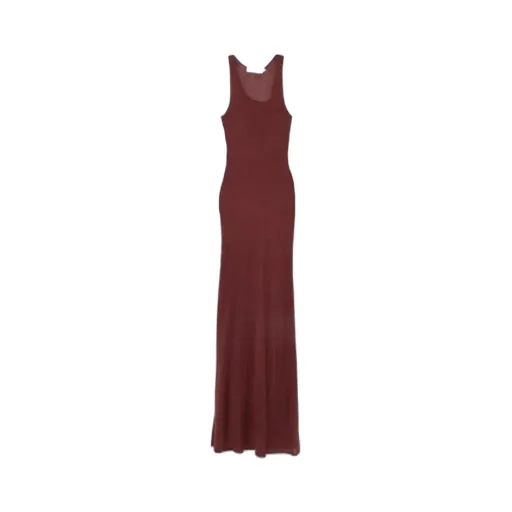 Round-Neck Long Dress