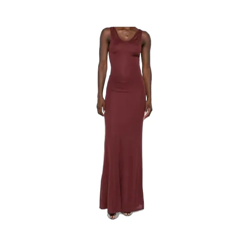 Round-Neck Long Dress